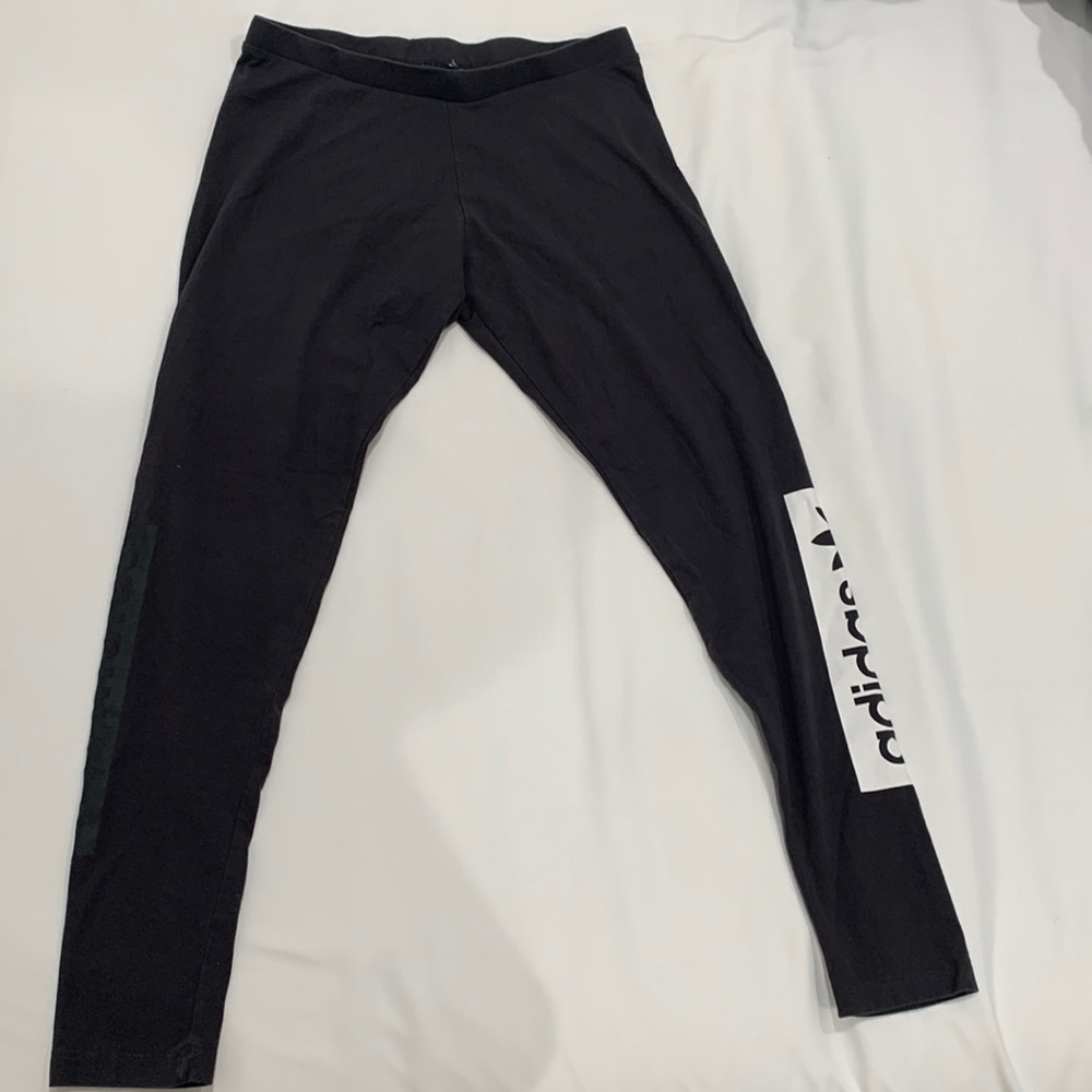 Adidas Dark Grey Leggings Size Medium